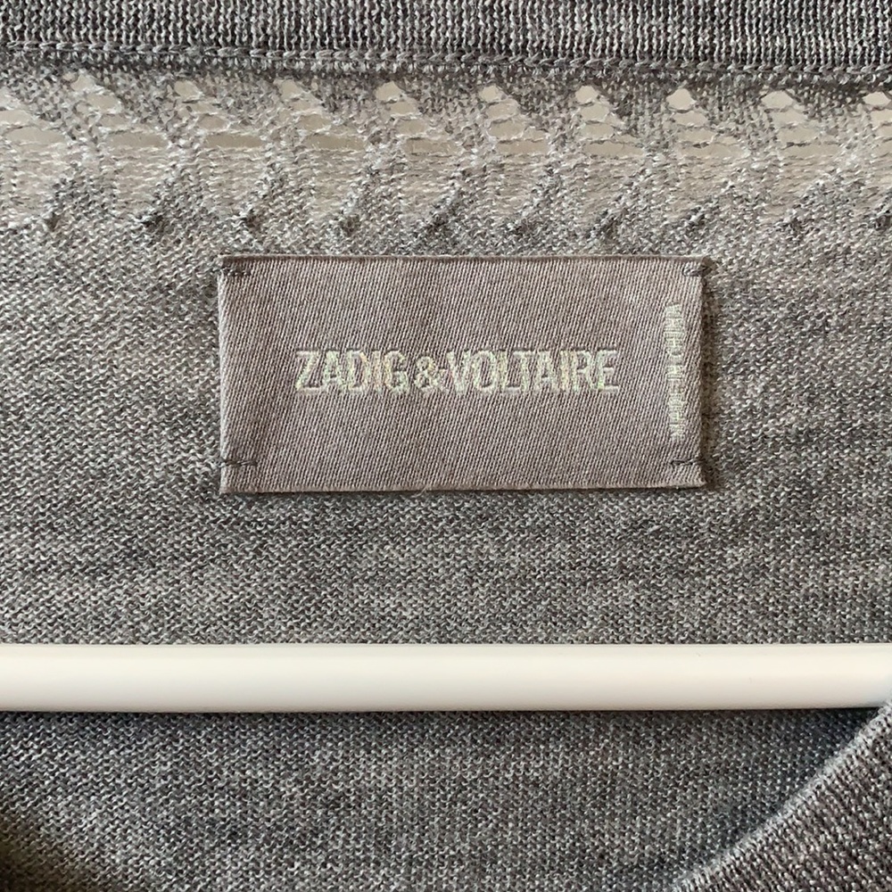 Zadig and Voltaire long sleeve thin sweatshirt - Picture 2 of 5